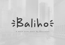 Baliho Display Font