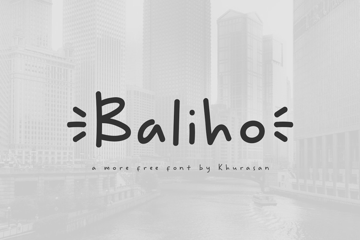 Baliho Display Font