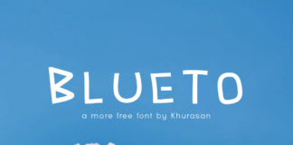 Blueto Display Font