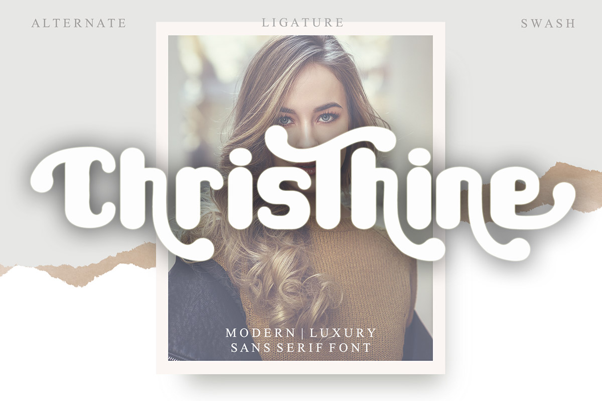 Christhine Sans Serif Font