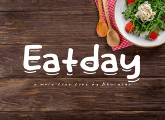 Eatday Display Font