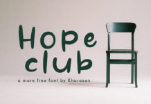 Hope Club Display Font
