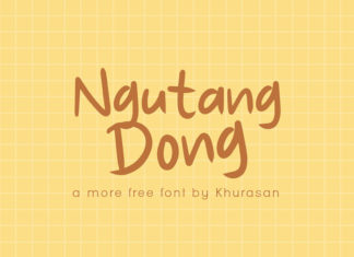 Ngutang Dong Display Font