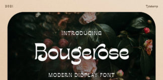 Bougerose Display Font