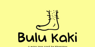 Bulu Kaki Handwritten Font