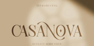 Casanova Serif Display Font