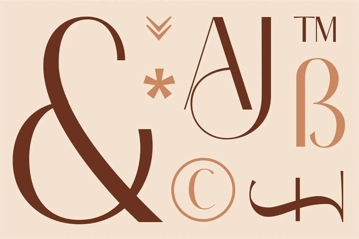 Classy Brune Sans Serif Font Preview 5