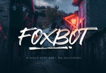 Foxbot Handwritten Font
