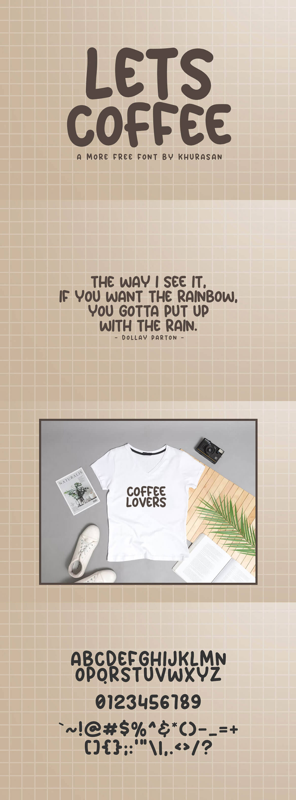 Lets Coffee Display Font