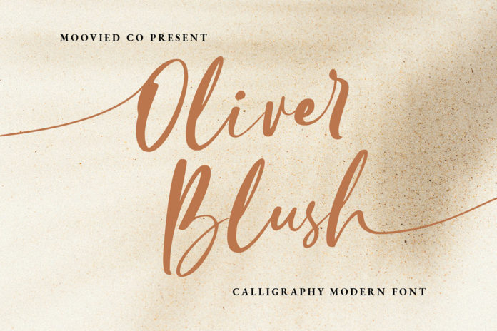 Oliver Blush Calligraphy Font