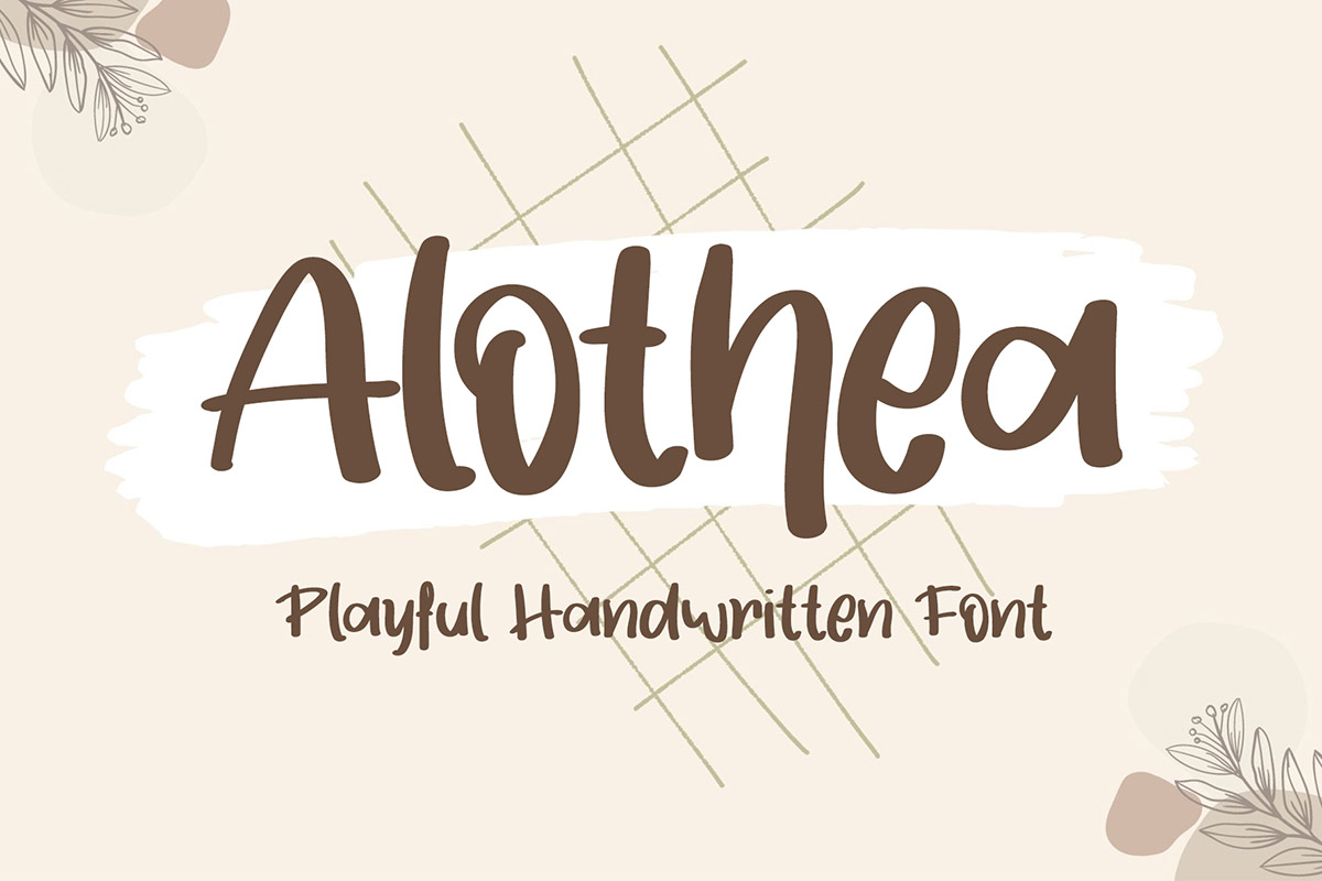 Alothea Handwritten Font