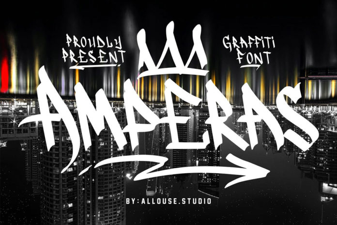 Amperas Graffiti Font