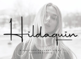 Hildaquin Handwritten Font
