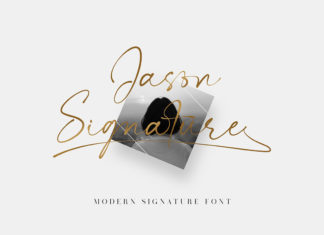 Jason Signature Signature Font