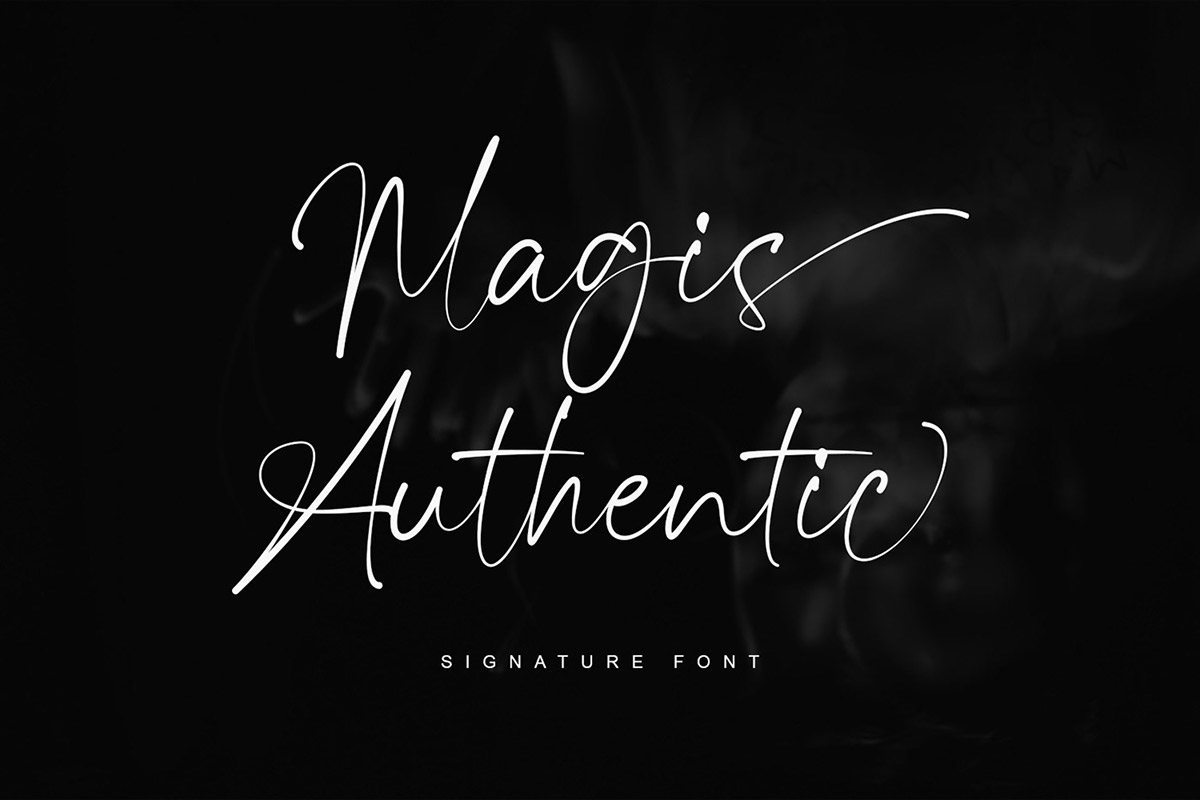 Magis Authentic Signature Font