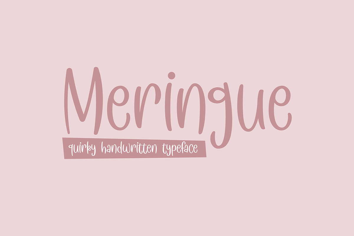 Meringue Handwritten Font