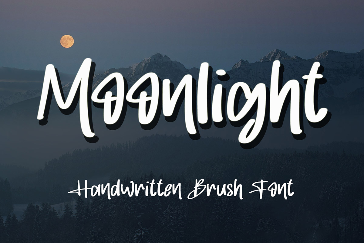 Moonlight Display Font
