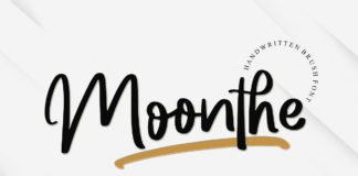 Moonthe Display Font