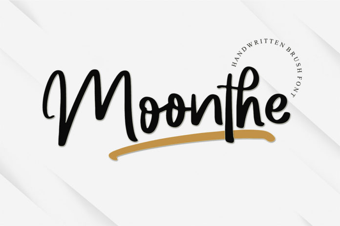 Moonthe Display Font