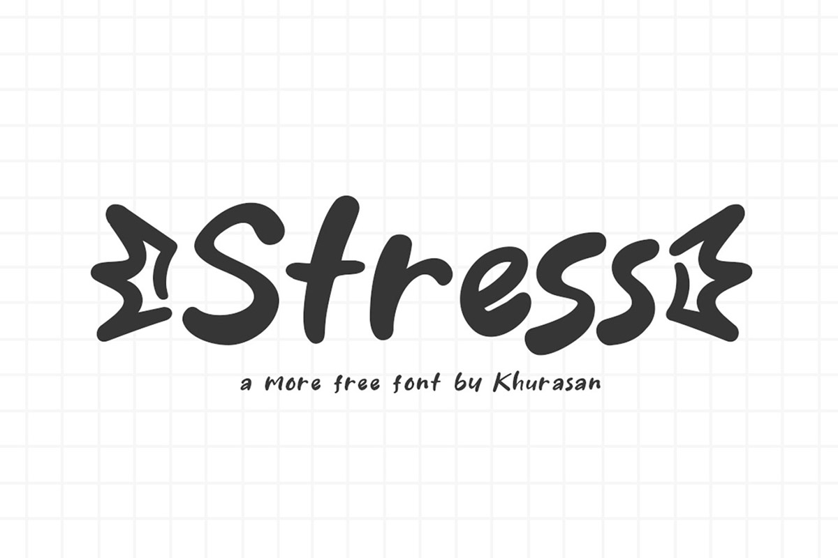 Stress Fancy Font