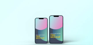 iPhone 13 Pro and 13 Pro Max Mockup