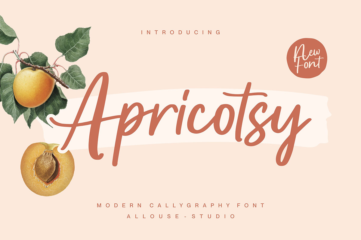 Apricotsy Script Font
