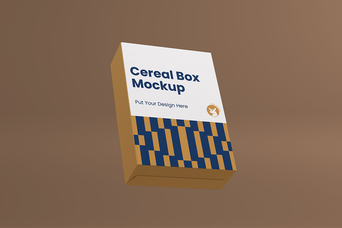Cereal Box Mockup