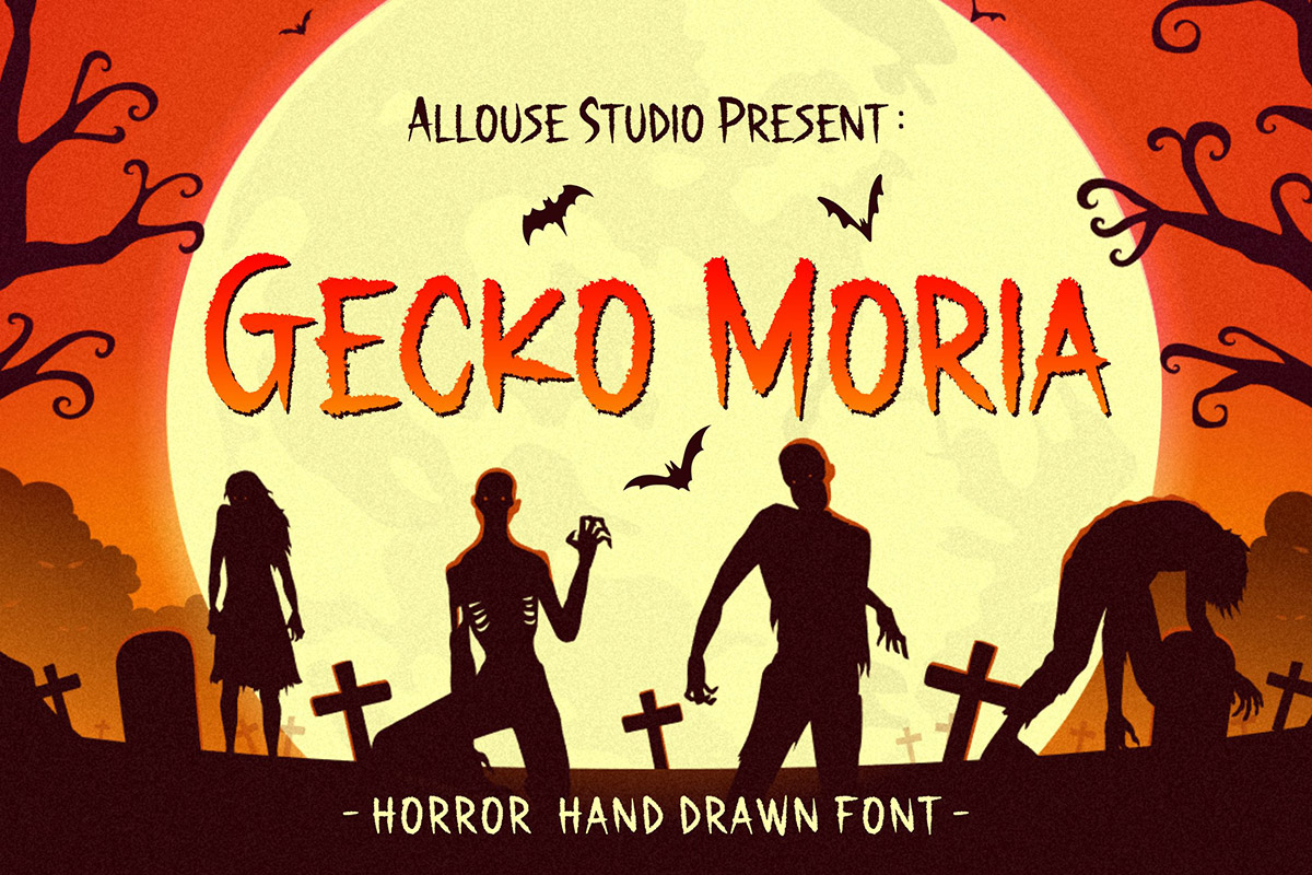 Gecko Moria Display Font