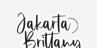 Jakarta Brittany Script Font
