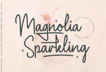 Magnolia Sparkling Handwritten Font
