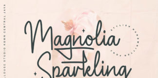 Magnolia Sparkling Handwritten Font