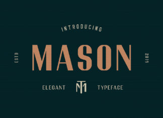 Mason Display Font