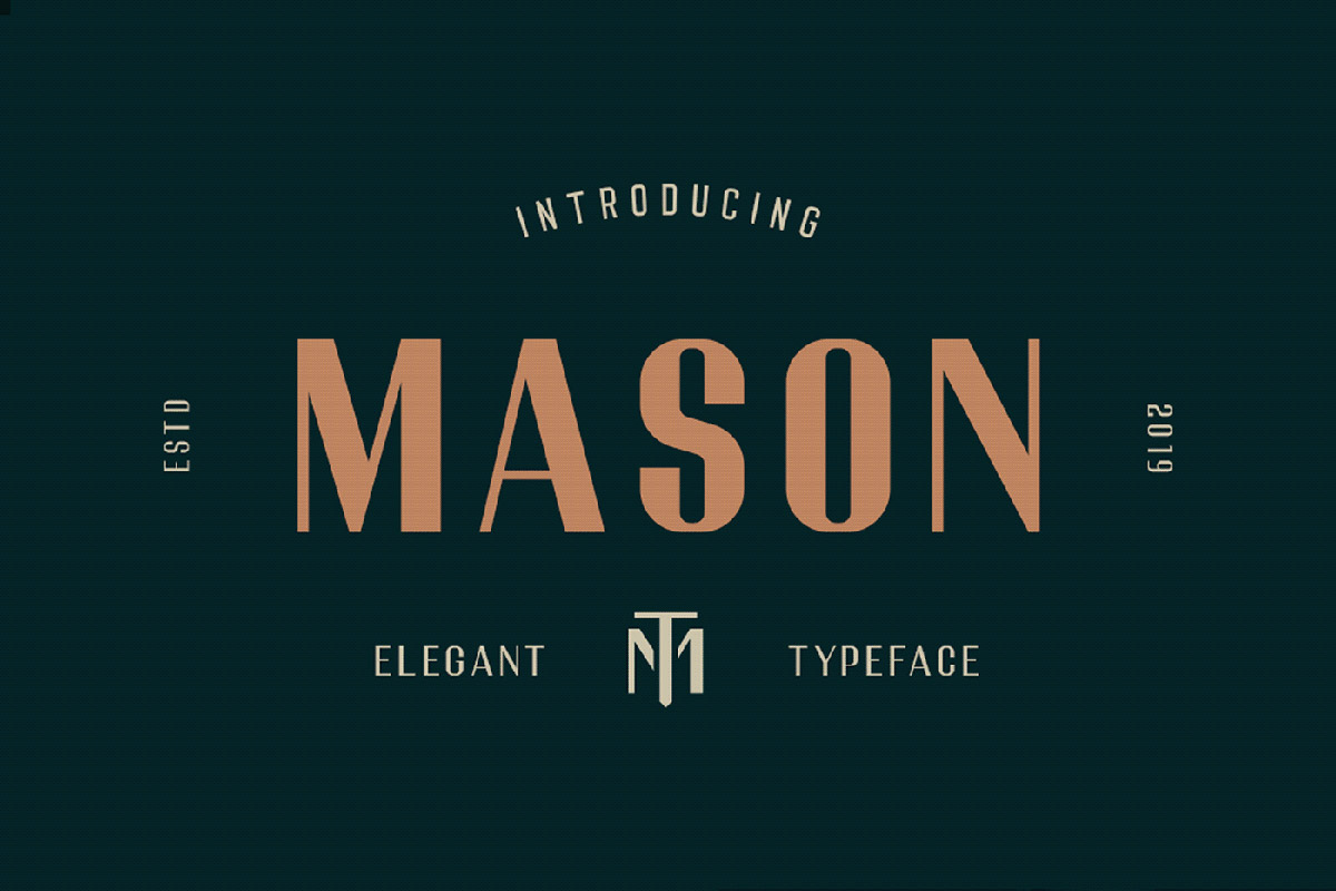 Mason Display Font