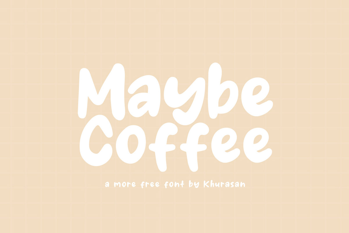 Maybe Coffee Display Font