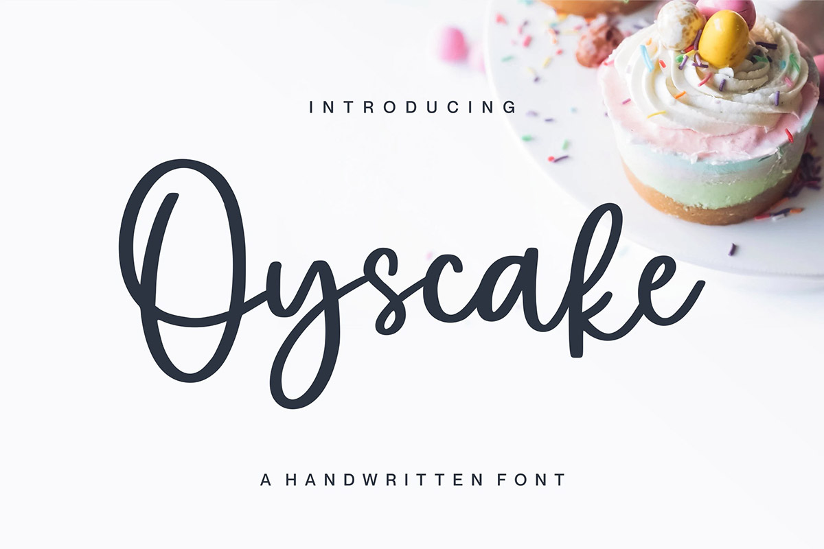 Oyscake Handwritten Font