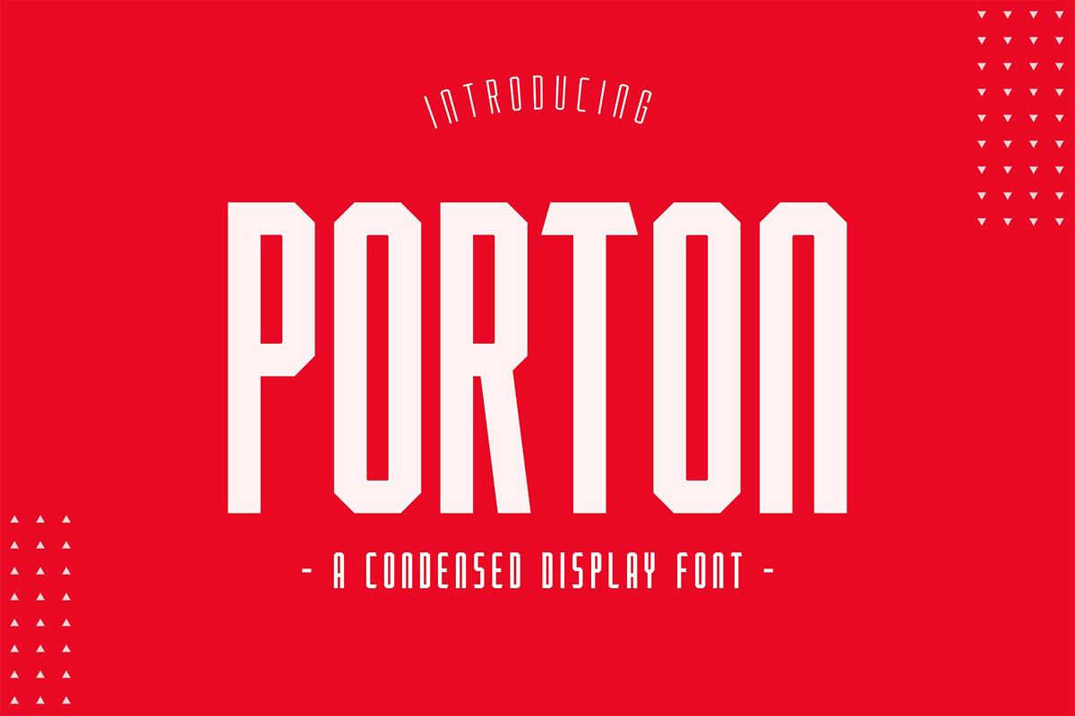 Porton Display Font