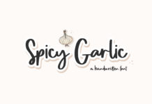 Spicy Garlic Handwritten Font