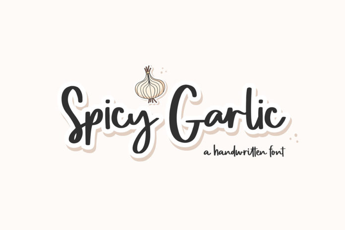 Spicy Garlic Handwritten Font
