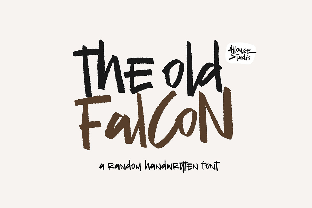 The Old Falcon Handwritten Font