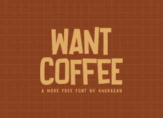 Want Coffee Display Font