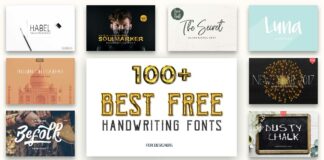 100+ Best Free Handwriting Fonts For Designers
