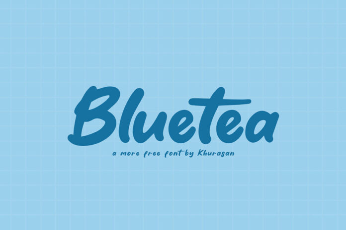 Bluetea Display Font