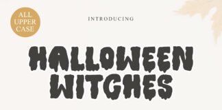 Halloween Witches Display Font
