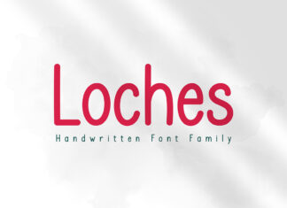 Loches Handwritten Font