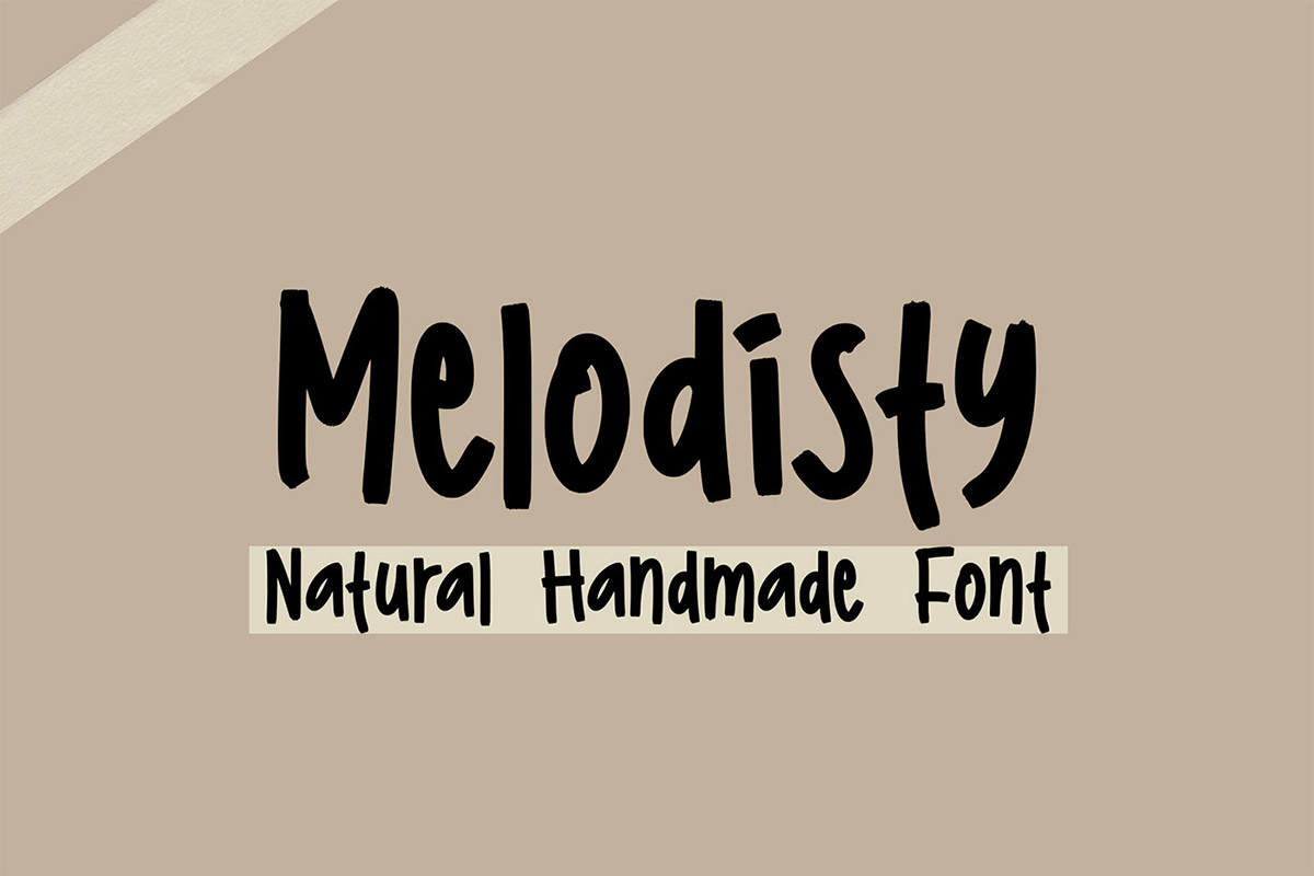 Melodisty Display Font