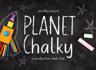Planet Chalky Handwritten Font