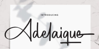 Adelaique Signature Font