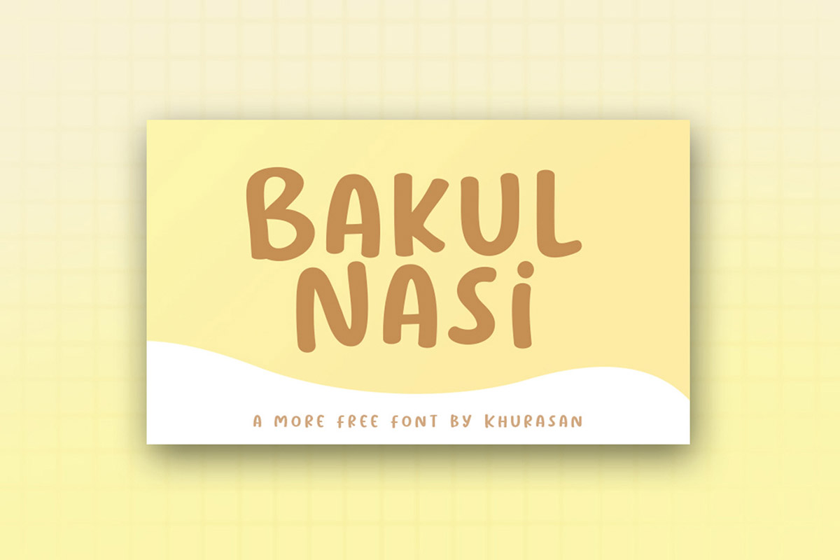 Bakul Nasi Display Font
