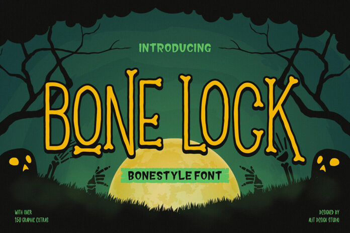 Bone Lock Display Font