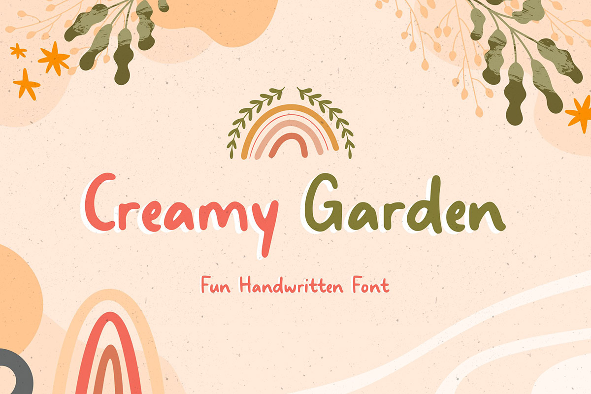 Creamy Garden Handwritten Font